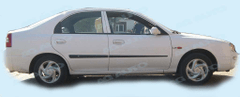 Rider Ochranné lišty bočných dverí, Kia Shuma, 1997-2004, Sedan