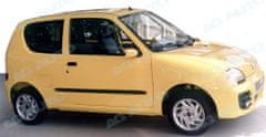 Rider Ochranné lišty bočných dverí, Fiat Seicento, 1998-2007, 3 dvér.