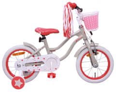 Amigo Superstar 14 palcový dievčenský bicykel, krém