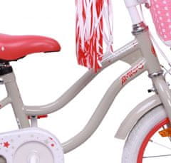 Amigo Superstar 14 palcový dievčenský bicykel, krém