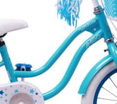 Amigo Superstar 16 palcový dievčenský bicykel, modrý