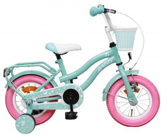 Amigo Lovely 12 palcový dievčenský bicykel