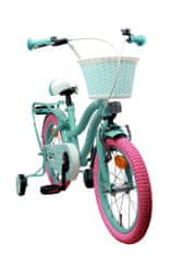 Amigo Lovely 12 palcový dievčenský bicykel, tyrkysová
