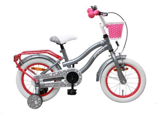 Amigo Lovely 14 palcový dievčenský bicykel