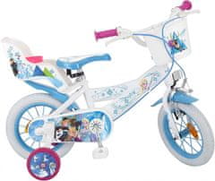 Disney Frozen 12-palcový dievčenský bicykel, bielo-modrý