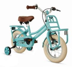 Supersuper Cooper 12 palcový dievčenský bicykel, tyrkysová