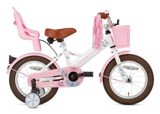 Supersuper Little Miss 14 palcový dievčenský bicykel