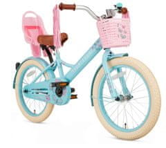 Supersuper Little Miss 18 palcový dievčenský bicykel, tyrkysová
