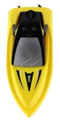 Teddies Motorový čln/loď do vody RC plast 22 cm žltý