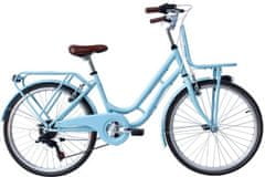 Wings Retro 22 palcový dievčenský bicykel, modrý