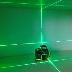 Solight laserová vodováha LLM360, 12 línií, 360°, zelený laser