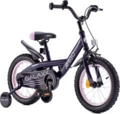 Amigo Galaxy 14 palcový chlapčenský bicykel, fialovo-ružový