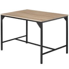 tectake Zostava stola a lavičiek Bolton 2+1 - Industrial svetlé drevo, dub Sonoma
