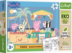 Trefl Obojstranné puzzle Peppa Pig MAXI 30 dielikov ECO