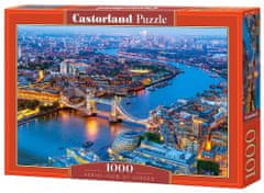 Castorland Puzzle Letecký pohľad na Londýn 1000 dielikov
