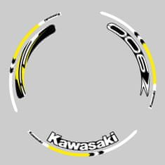 SEFIS sada farebných prúžkov EASY na kolesa Kawasaki Z900 žltá