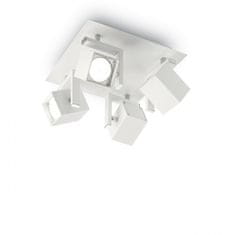 Ideal Lux Bodové stropné svietidlo Ideal Lux Mouse PL4 bianco 073583 4x50W biele