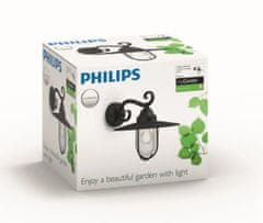 Philips Vonkajšie nástenné svietidlo Philips Pasture 16270/30/PN čierne