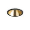 LED Zápustné bodové svietidlo Ideal Lux Game Round Black Gold 192345 11W 850lm 3000K IP20 okrúhle čierne