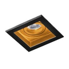 AZZARDO Stropné bodové podhľadové svietidlo AZzardo Minorka black/gold AZ2802 GU10 1x50W IP20 čierno-zlaté