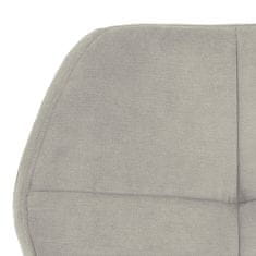 Design Scandinavia Jedálenská stolička Petri (SET 2 ks), svetlo šedá