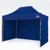 BRIMO Predajný stánok 2x3m pevná oceľová nožnicová konštrukcia, modrá