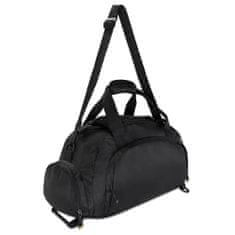 MG Sports Bag športová taška a batoh 16L, čierna
