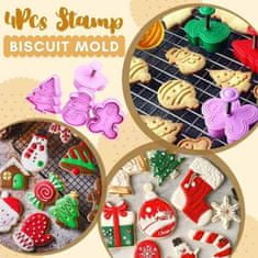 Netscroll Jedinečné modely na prípravu tých najlepších sušienok, HolidayBiscuits