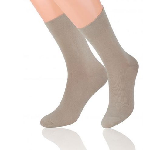 STEVEN Pánske ponožky Elegant BEIGE (hnedá) EU 42-44