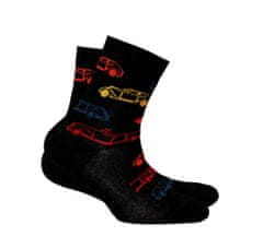 Wola Detské ponožky s protišmykovým chodidlom Autíčka EU 33-35