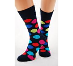 Regina Bambusové ponožky s bodkami NERO (čierna) EU 39-42