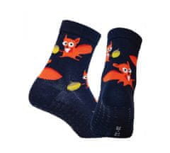 Wola Detské ponožky s protišmykovým chodidlom Veverička EU 33-35