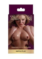 taboom TABOOM Nipple Play Tweezers with Feathers (Gold)