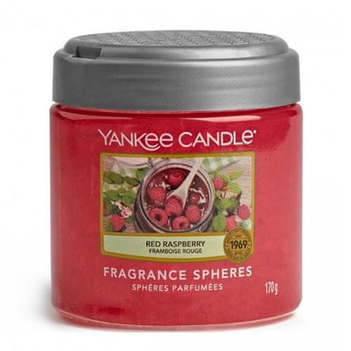 Yankee Candle Vonné perličky v dóze , Červená malina, 170 g