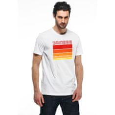 Dainese STRIPES pánska košeľa biela/oranžová veľkosť XXL