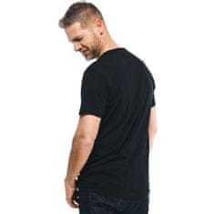 Dainese STRIPES pánske tričko čierna/biela veľkosť L