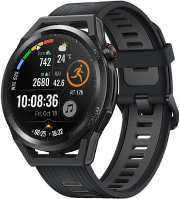 Chytré hodinky Huawei Watch GT Runner elegantný dizajn, odolné telo 3D zakrivené sklo nerezová oceľ, sledovanie tepu, SpO2spánku, tréningový režim, multišport, dlhá výdrž, bezdrôtové nabíjanie, vodotesné, GPS, dlhá výdrž, hudobný prehrávač, AMOLED displej barometer hodinky športové hodinky bezdrôtové nabíjanie Bluetooth volanie TruSeen bežecké funkcie špeciálne metriky pre beh chytré bežecké hodinky profesionálne funkcie beh ultra ľahké nízka váha ľahké prevedenie