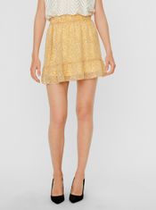 Vero Moda Žltá vzorovaná sukňa VERO MODA Lucia L