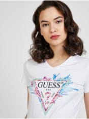 Guess Biele dámske tričko Guess Kathe XS