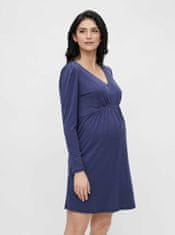 Mama.licious Modré tehotenské šaty Mama.licious Analia L