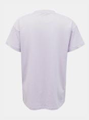 Vero Moda Svetlofialové voľné basic tričko VERO MODA Obenta XS