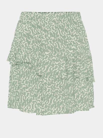 Vero Moda Zelená vzorovaná sukňa VERO MODA Hanna
