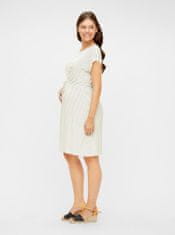 Mama.licious Biele pruhované tehotenské šaty Mama.licious Alison XS