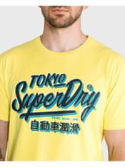 Superdry Tričká s krátkym rukávom pre mužov Superdry - žltá S