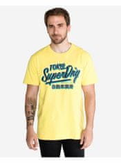 Superdry Tričká s krátkym rukávom pre mužov Superdry - žltá S