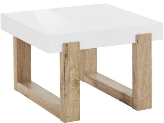 Danish Style Odkladací stolík Solide, 60 cm, biela