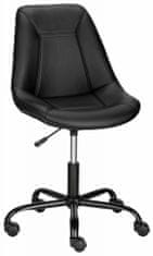 Danish Style Kancelárska stolička Carla, čierna