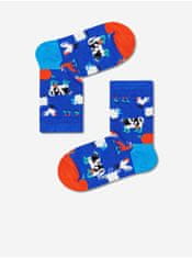 Happy Socks Sada modrých vzorovaných ponožiek Happy Socks 27-30