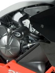 R&G racing aero padacie chrániče, Aprilia RS4 125 (2011), čierne
