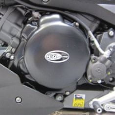 R&G racing kryt motora (ľavý-spojka) R &amp; G Racing pre motocykle APRILIA Dorsoduro 1200, čierny